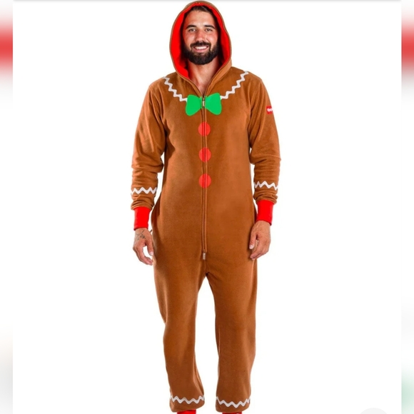 Gingerbread Jumpsuit/ Onesie - Picture 1 of 5
